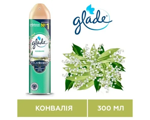 Освіжувач повітря Glade Конвалія 300 мл (5010182988480/4000290951705)