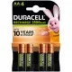Акумулятор Duracell AA HR6 2500mAh * 4 (5000394057203 / 5007308)