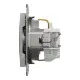 Розетка Schneider Electric ASFORA зі штор. алюміній (EPH2900261)