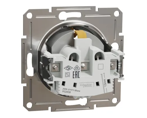 Розетка Schneider Electric ASFORA зі штор. алюміній (EPH2900261)