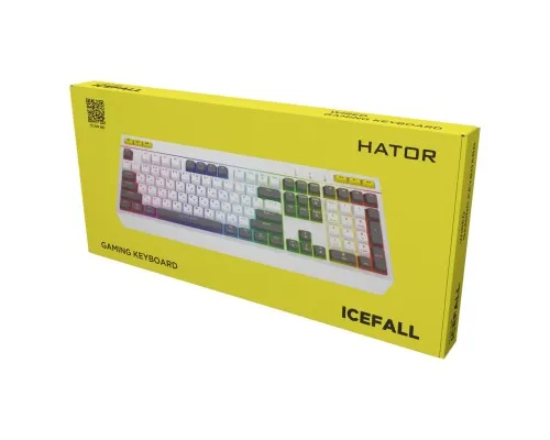 Клавіатура Hator Icefall USB White (HTK405UA)