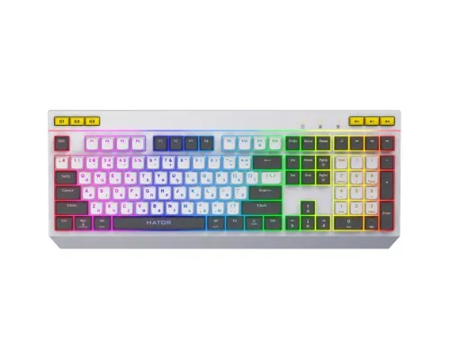 Клавіатура Hator Icefall USB White (HTK405UA)