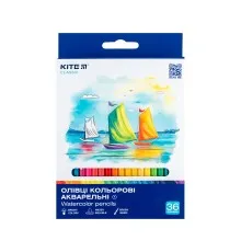 Олівці кольорові Kite Classic акварельні, 36 кольорів (K-1052)