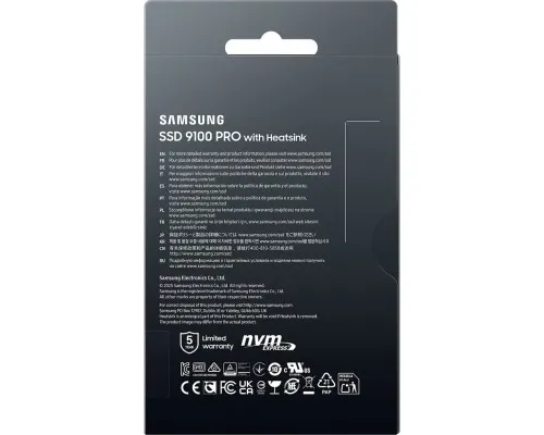 Накопичувач SSD M.2 2280 2TB 9100 PRO Heatsink Samsung (MZ-VAP2T0CW)