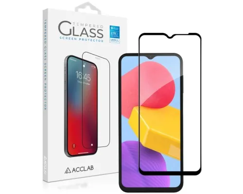 Скло захисне ACCLAB Full Glue Samsung M13 Black (1283126544927)