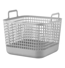Кошик для зберігання Ardesto 39x37x34.5 см Сірий 34 л (ARHC2534GG)