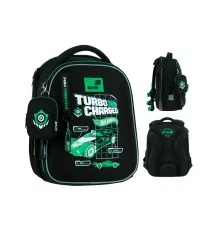 Портфель Kite Education каркасний 555 Hot Wheels (HW26-555S)