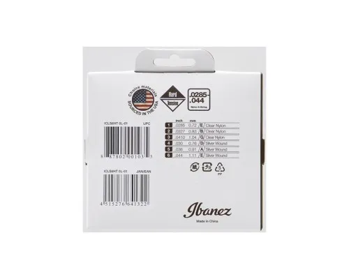 Струни для гітари Ibanez ICLS6HT Classic Guitar Strings 28.5-44 (301883)