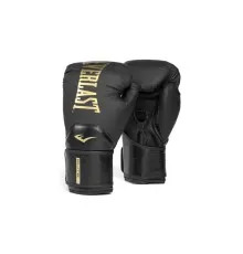 Боксерські рукавички Everlast Elite 2 Boxing Glove P00003270 чорний, золотий 10 унцій (009283623708)