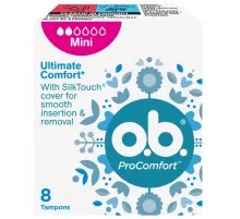 Тампони o.b. ProComfort Mini 8 шт. (3574660142303/3574661331133)