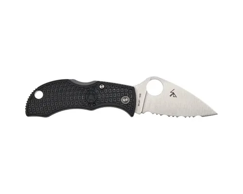 Ніж Spyderco Manbug Lightweight Leaf Serrated Black (MBKLFS)