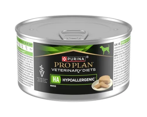Вологий корм для собак Purina Pro Plan Veterinary Diets HA Hypoallergenic Мус 195 г (7613287862327)