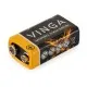 Батарейка 9V 6LR61 Alkaline Vinga (VJAB9V1)