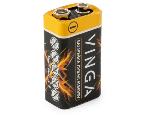 Батарейка 9V 6LR61 Alkaline Vinga (VJAB9V1)