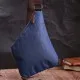 Сумка Vintage Через плече з текстилю Синя (22199)
