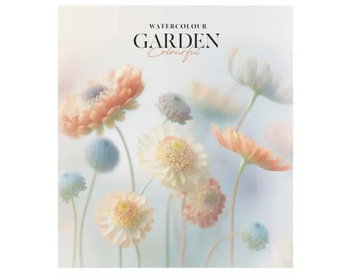 Зошит Школярик Macro garden 96 аркушів лінія (096-3247L)