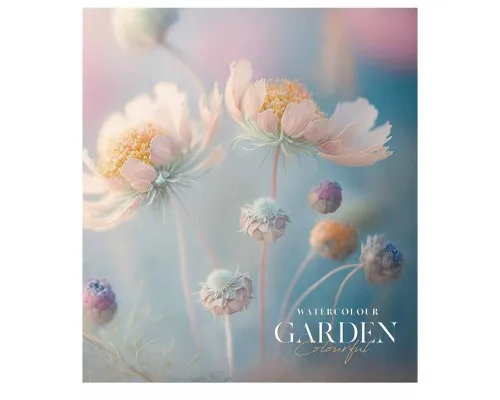 Зошит Школярик Macro garden 96 аркушів лінія (096-3247L)