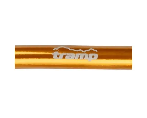 Карабін туристичний Tramp 6 см з муфтою orange (набір 10шт) (UTRA-307-orange)