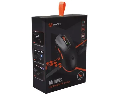 Мишка Meetion GW24 Bluetooth/Wireless/USB Black (MT-GW24-A)