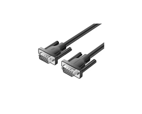 Кабель мультимедійний VGA M to VGA M 1.5m black VENTION (A15BG)