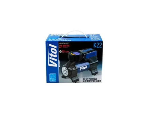 Автомобільний компресор VITOL K-22 100psi/14Amp/37л (K-22)