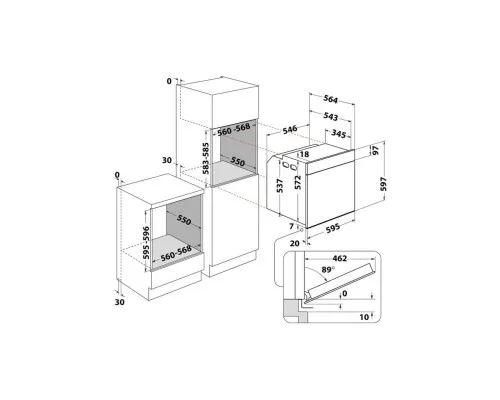 Духова шафа Whirlpool WOI5S8CM1SBA
