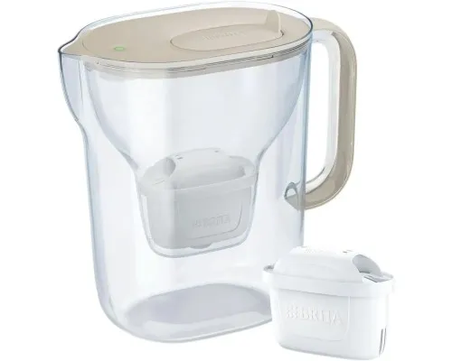 Фільтр-глечик Brita Style Essential MXPro 2.4л + 2 картриджа пісочний (1057797)