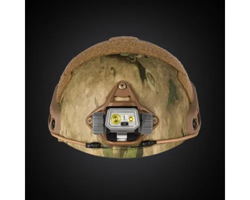 Ліхтар Mactronic Prism (650 Lm) Cool White/RGB LED Recharg Type-C Helmet Kit (THL0141) (DAS303696)