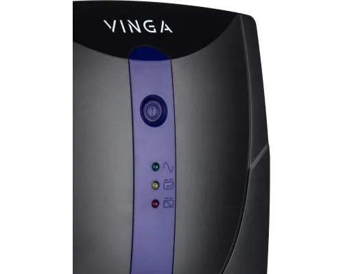 Пристрій безперебійного живлення Vinga LED 1500VA plastic case (VPE-1500P)