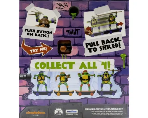 Ігровий набір Funrise TMNT Черепашки-ніндзя класичні Майстри бойових мистецтв Донателло movie star 2023 (71057)