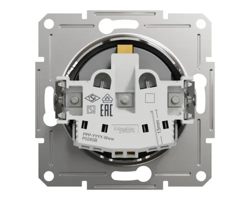 Розетка Schneider Electric ASFORA со штор. антрацит (EPH2900271)