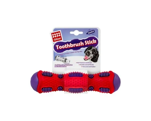 Іграшка для собак GiGwi Toothbrush Stick з ефектом тріску 21 см (2254)