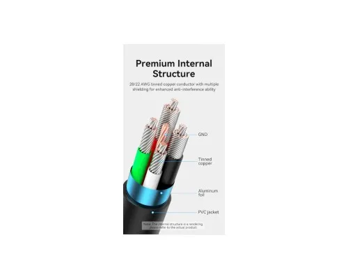 Дата кабель USB 2.0 AM to USB-C 1.5m 3.0A 18W PVC black VENTION (CTHBG)