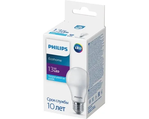 Лампочка Philips Ecohome LED Bulb 13W 1250lm 865 E27 RCA (929002299817)
