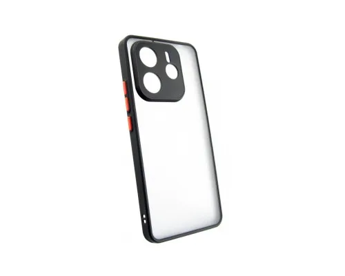Чохол до мобільного телефона Dengos Matte Xiaomi Redmi Note 14 (Black) (DG-TPU-MATT-155)