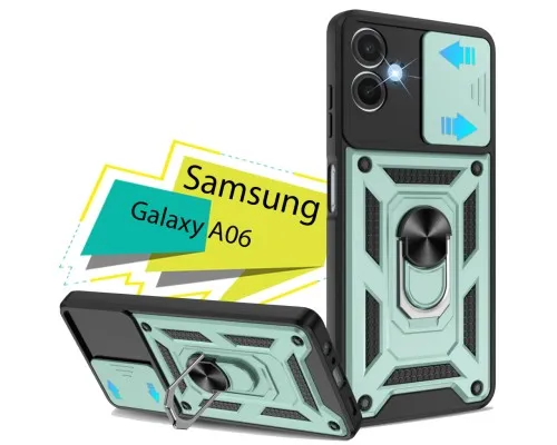 Чохол до мобільного телефона BeCover Military Samsung Galaxy A06 SM-A065 Dark Green (713067)