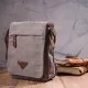 Сумка Vintage Чоловіча з текстилю Сіра (21266)