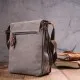 Сумка Vintage Чоловіча з текстилю Сіра (21266)