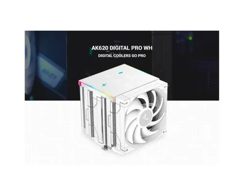 Кулер до процесора Deepcool AK620 Digital Pro White (R-AK620-WHAPMN-G)