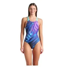 Купальник Arena Flow Swimsuit V Back Lb 008935-790 темно-синій 38 (3468337517160)