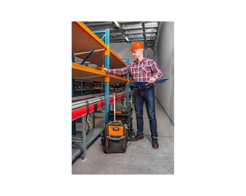 Каска захисна Neo Tools пластик поліпропілен HDPE, пряжка для регулювання, помаранчева (97-205)