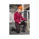 Каска захисна Neo Tools пластик поліпропілен HDPE, пряжка для регулювання, помаранчева (97-205)