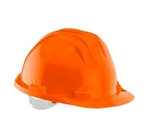Каска захисна Neo Tools пластик поліпропілен HDPE, пряжка для регулювання, помаранчева (97-205)