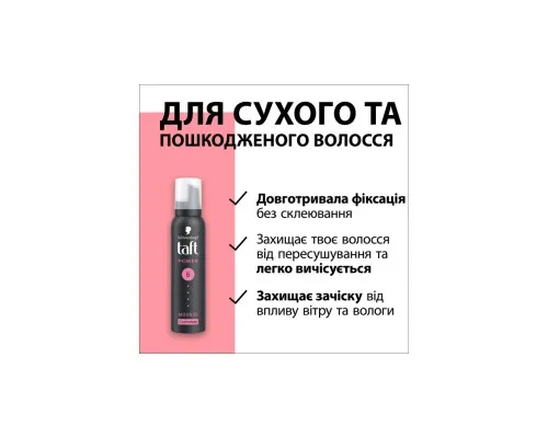 Пінка для волосся Taft Cashmere Power 5 200 мл (9000100477789)