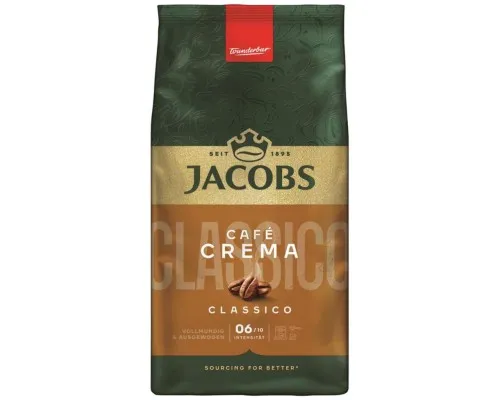 Кава Jacobs Cafe Crema Classico в зернах 1 кг (8711000539392)