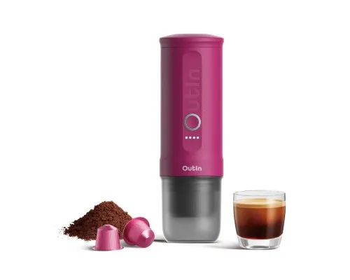 Портативна кавоварка Outin Nano Espresso Machine OTEM-01 Crimson Red (OTEM-01-CR)