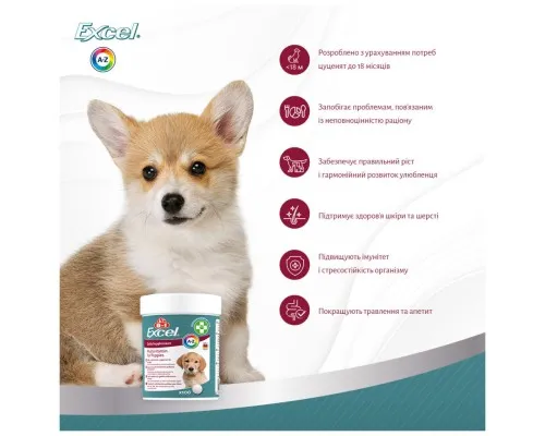 Вітаміни для собак 8in1 Excel Multi Vitamin Puppy мультивітамін 100 шт (4048422183846)