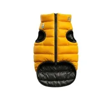 Курточка для тварин Airy Vest двостороння жовто-чорна L55 (1567)