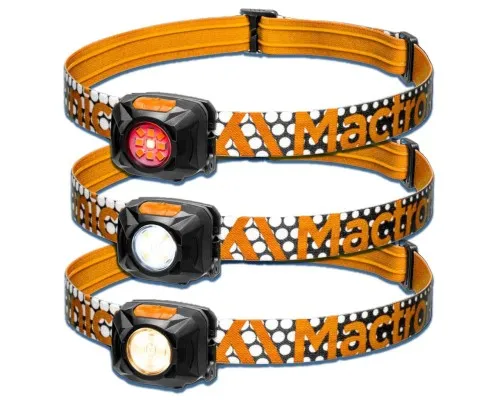 Ліхтар Mactronic Rebel (400 Lm) Cool/Warm White/Red LED Recharg Type-C (AHL0061UC) (DAS303688)
