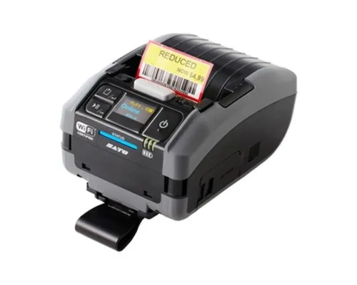 Принтер етикеток Sato PW208NX портативний, USB, Bluetooth, WLAN, Dispenser (WWPW2308G)